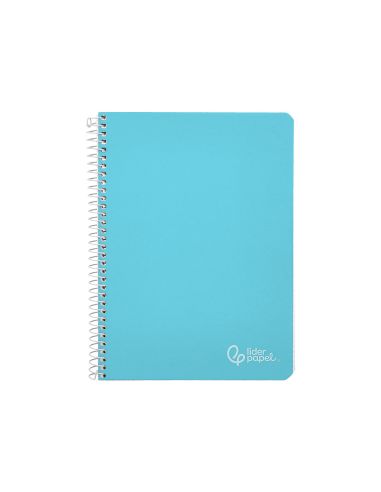 Cuaderno Espiral Liderpapel A5 Witty Tapa Dura 80H 90Gr Cuadro 4Mm Con Margen Color Azul