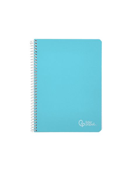 Cuaderno Espiral Liderpapel A5 Witty Tapa Dura 80H 90Gr Cuadro 4Mm Con Margen Color Azul