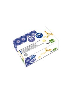 Encuadernadores Liderpapel Latonados Con Arandela 25 Mm Caja De 100 Unidades 2