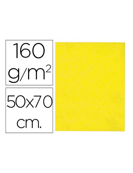Fieltro Liderpapel 50X70 Cm Amarillo 160 G/M2