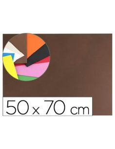 Goma Eva Liderpapel 50X70Cm 60G/M2 Espesor 1.5Mm Marron