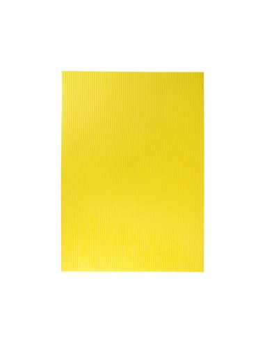 Goma Eva Ondulada Liderpapel 50X70Cm 2,2Mm De Espesor Amarillo