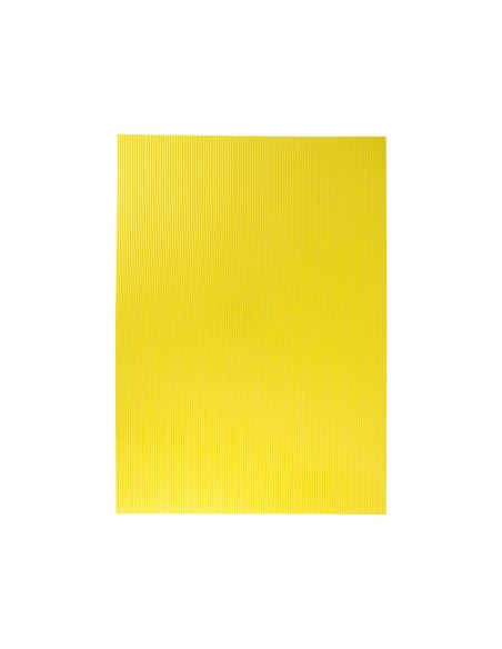 Goma Eva Ondulada Liderpapel 50X70Cm 2,2Mm De Espesor Amarillo