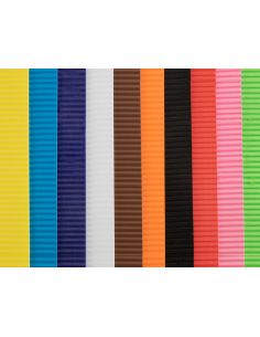 Goma Eva Ondulada Liderpapel 50X70Cm 2,2Mm De Espesor Azul Claro 2