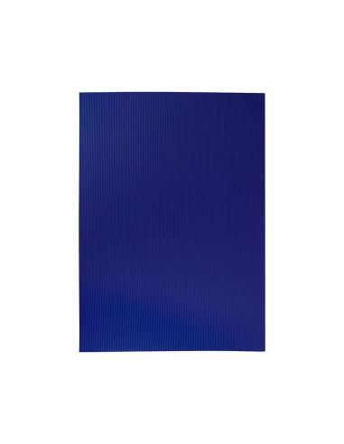 Goma Eva Ondulada Liderpapel 50X70Cm 2,2Mm De Espesor Azul Oscuro