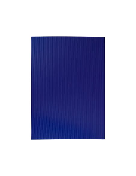 Goma Eva Ondulada Liderpapel 50X70Cm 2,2Mm De Espesor Azul Oscuro
