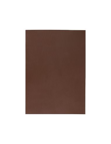 Goma Eva Ondulada Liderpapel 50X70Cm 2,2Mm De Espesor Marron