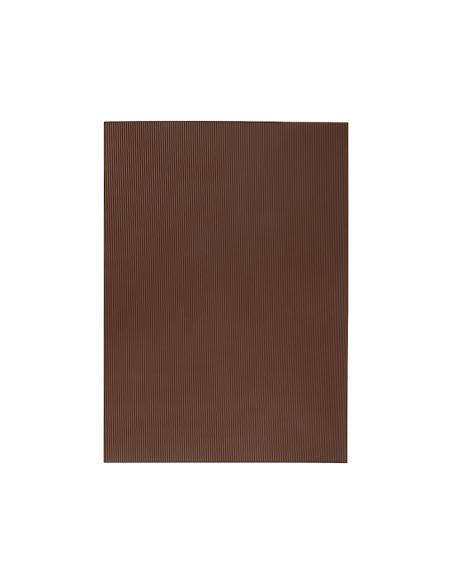 Goma Eva Ondulada Liderpapel 50X70Cm 2,2Mm De Espesor Marron
