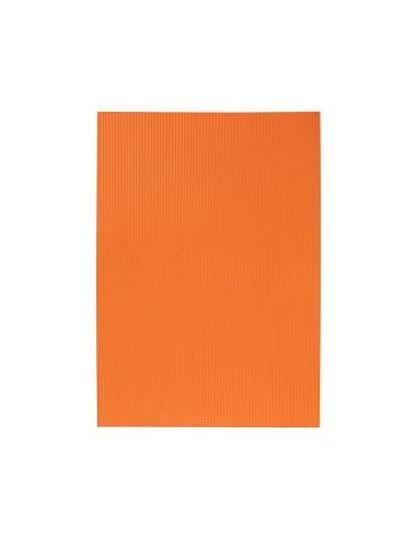 Goma Eva Ondulada Liderpapel 50X70Cm 2,2Mm De Espesor Naranja