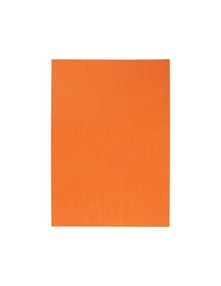 Goma Eva Ondulada Liderpapel 50X70Cm 2,2Mm De Espesor Naranja