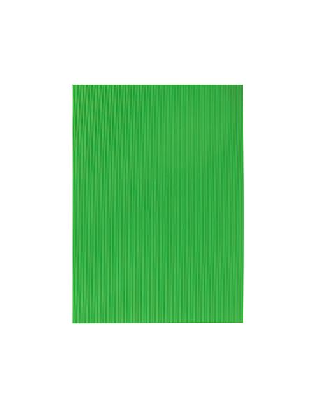 Goma Eva Ondulada Liderpapel 50X70Cm 2,2Mm De Espesor Verde