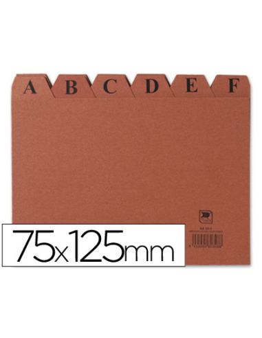 Indice Fichero Carton Nº2 75X125 Mm