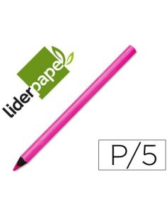 Lapices Fluorescente Liderpapel Jumbo Neon Rosa