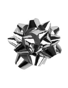 Lazo Liderpapel Fantasia Mediano Color Plata Metalizado