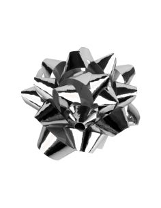Lazo Liderpapel Fantasia Mediano Color Plata Metalizado 2