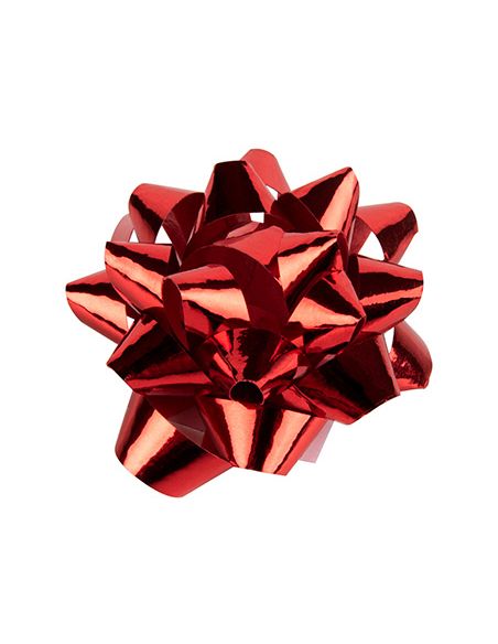 Lazo Liderpapel Fantasia Mediano Color Rojo Metalizado