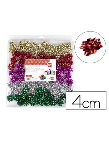 Lazos Liderpapel Fantasia Pequeños Metalizados Colores Surtidos