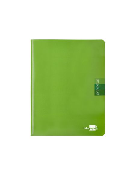 Libreta Liderpapel Scriptus A5 48 Hojas 90Gr Cuadro 4Mm Con Margen Color Verde