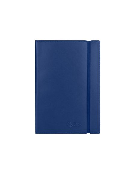 Libreta Indice Liderpapel Similpiel A6 120 Hojas 70Gr Color Azul