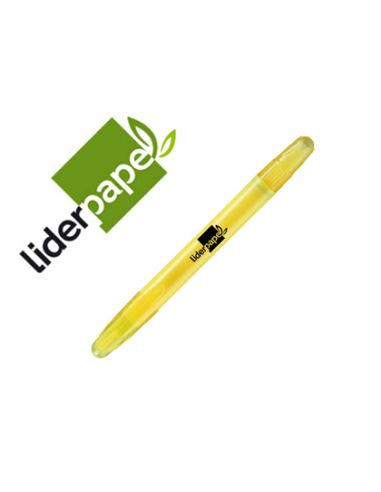 Marcador De Cera Gel Liderpapel Fluorescente Color Amarillo