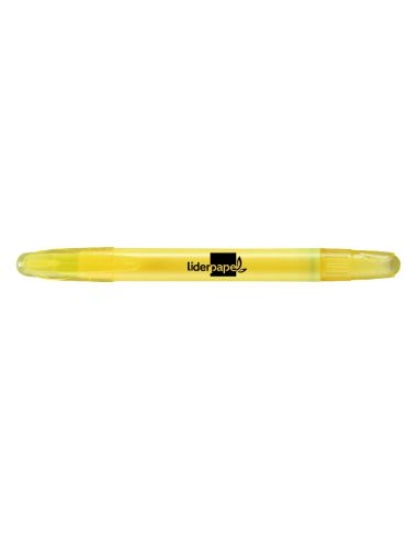 Marcador De Cera Gel Liderpapel Fluorescente Color Amarillo