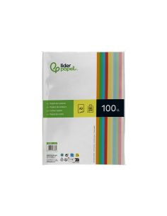 Papel Color Liderpapel A3 80Gr 10 Colores Surtidos Paquete 100 Hojas 2