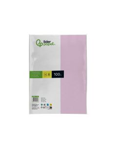 Papel Color Liderpapel A4 80Gr Rosa Paquete De 100 Hojas 2