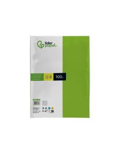 Papel Color Liderpapel A4 80Gr Verde Intenso Paquete De 100 Hojas 2