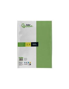 Papel Color Liderpapel A4 80Gr Verde Paquete De 100 Hojas 2