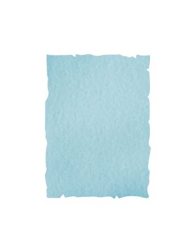 Papel Color Liderpapel Pergamino Con Bordes A4 165Gr Azul Pack De 25 Hojas