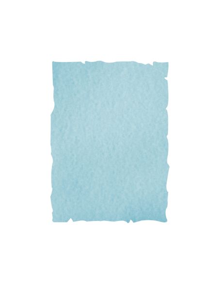 Papel Color Liderpapel Pergamino Con Bordes A4 165Gr Azul Pack De 25 Hojas