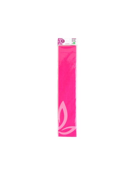 Papel Crespon Liderpapel 50 Cm X 2,5 M 34G/M2 Rosa Fluorescente
