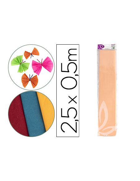 Papel Crespon Liderpapel 50 Cm X 2.5M 34G/M2 Salmon
