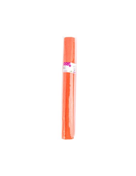 Papel Crespon Liderpapel Rollo De 50 Cm X 2,5 M 85G/M2 Naranja