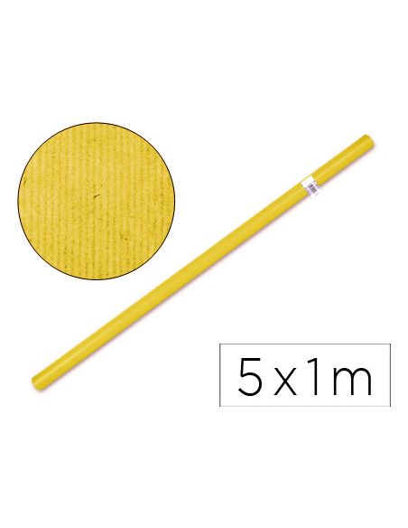 Papel Kraft Liderpapel Amarillo Rollo 5X1 Mt