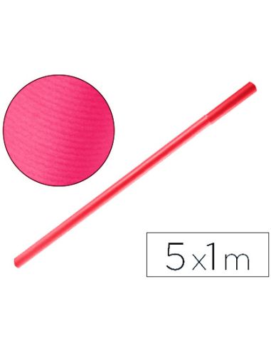 Papel Kraft Liderpapel Fucsia Rollo 5X1 Mt