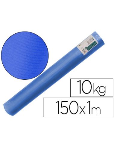 Papel Kraft Verjurado Liderpapel Azul Ancho 1 Mt Longitud 150 Mt Gramaje 65 Gr Peso 10 Kg