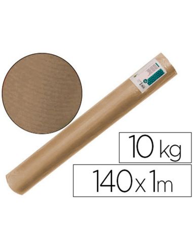 Papel Kraft Verjurado Liderpapel Marron Ancho 1 Mt Lomgitud 140 Mt Gramaje 70 Gr Peso 10 Kg