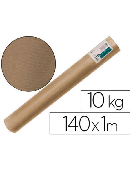 Papel Kraft Verjurado Liderpapel Marron Ancho 1 Mt Lomgitud 140 Mt Gramaje 70 Gr Peso 10 Kg