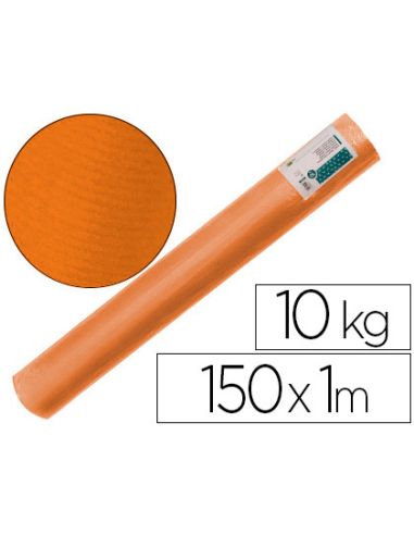 Papel Kraft Verjurado Liderpapel Naranja Ancho 1 Mt Longitud 150 Mt Gramaje 65 Gr Peso 10 Kg