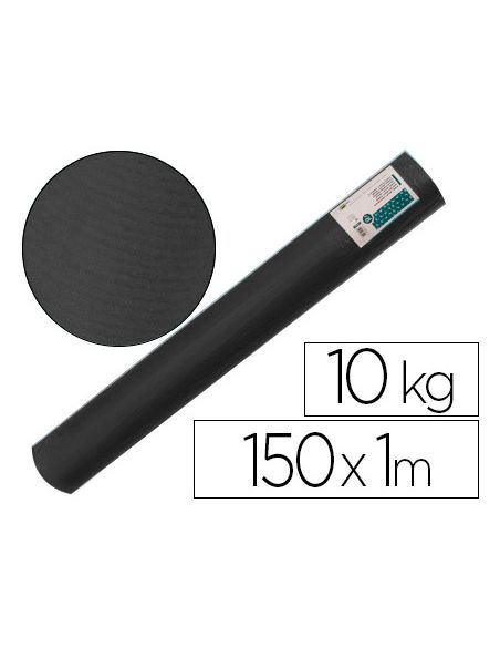 Papel Kraft Verjurado Liderpapel Negro Ancho 1 Mt Lomgitud 150 Mt Gramaje 65 Gr Peso 10 Kg