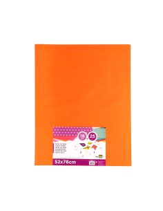 Papel Seda Liderpapel Naranja 52X76 Cm 18 Gr Paquete De 25 Hojas 2