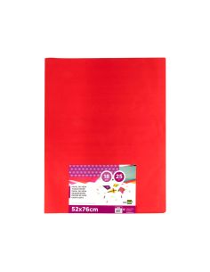 Papel Seda Liderpapel Rojo 52X76 Cm 18 Gr Paquete De 25 Hojas 2