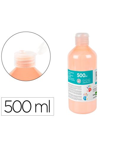 Pintura Dedos Liderpapel Botella De 500 Ml Carne