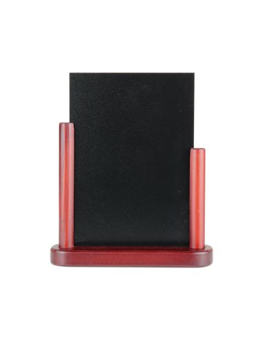 Pizarra Negra Liderpapel Doble Cara De Madera Con Superficie Para Rotuladores Tipo Tiza 15X21Cm
