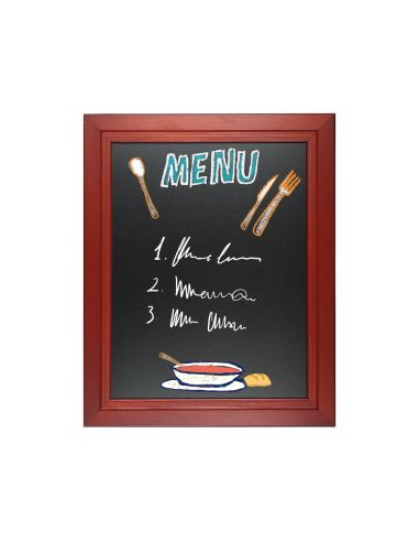 Pizarra Negra Liderpapel Mural De Madera Con Superficie Para Rotuladores Tipo Tiza 60X80Cm
