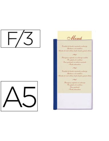 Porta Menus Liderpapel Pvc Din A5 Con 3 Fundas