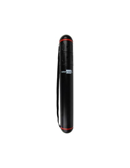 Portaplanos Plastico Liderpapel Diametro 5 X 40 Cm No Extensible Negro