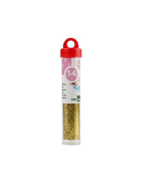 Purpurina Liderpapel Fantasia Color Oro Bote De 14 Gr