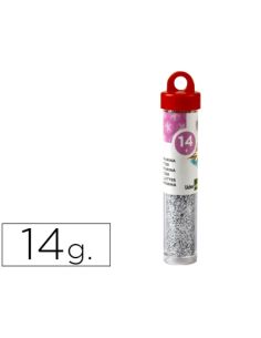 Purpurina Liderpapel Fantasia Color Plata Bote De 14 Gr